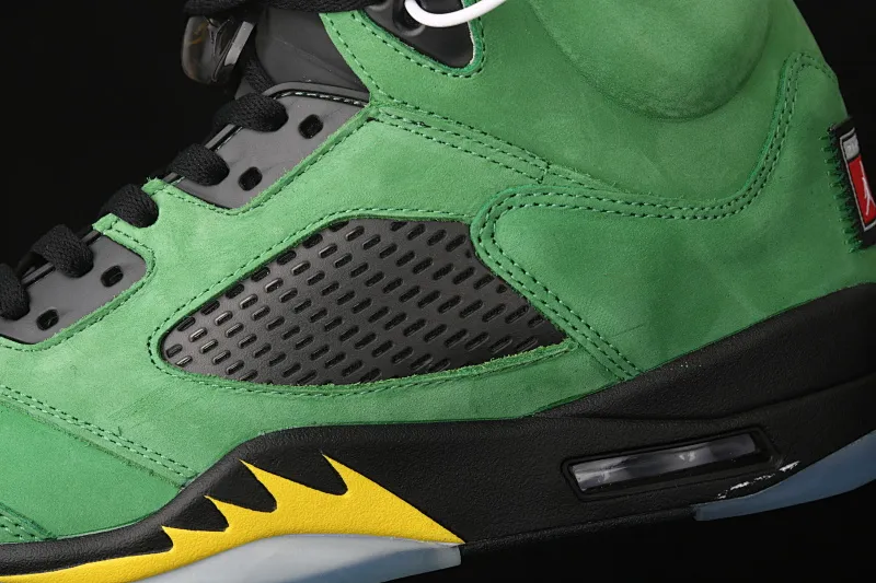 All categories Air Jordan Jordan series basketball shoes Air Jordan 5 Air Jordan 5 SE "Oregon Ducks" AJ5 Joe 5 Oregon Apple Green CK6631-307